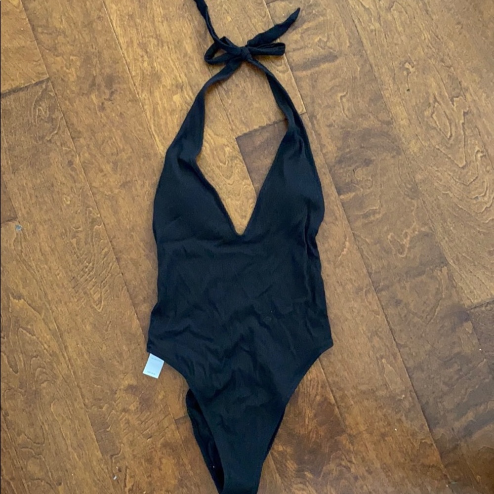 🖤 NWT Aerie Black Halter One Piece 🖤